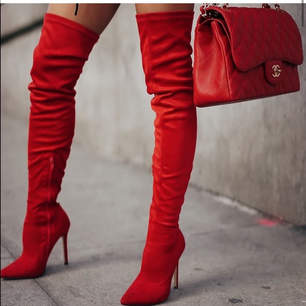 Steve Madden “Dominique” over the knee boots